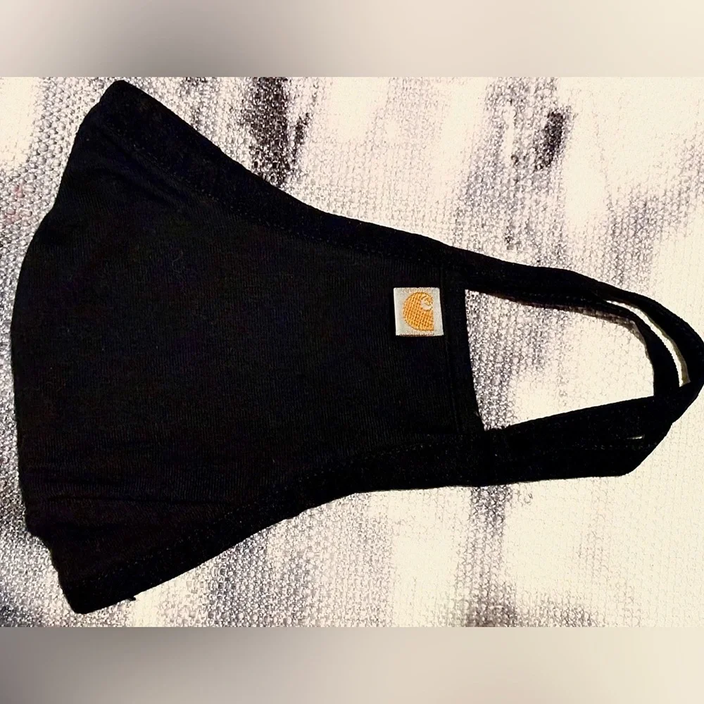 Carhartt Cotton Blend Face Mask! Black Unisex- OSFA -